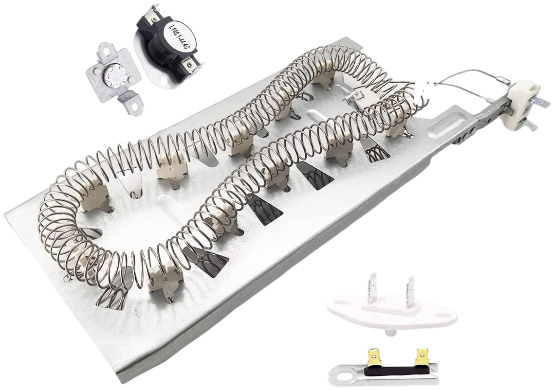 3387747 Dryer Heating Element Kit for Whirlpool Kenmore Maytag Dryers includes 3392519 Thermal Cut-off Kit & 279973 Thermal Fuse & 857724 Thermistor